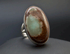 Sterling Silver Chrysoprase Ring Size 8