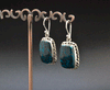 Sterling Silver Chrysocolla Earrings