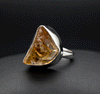 Sterling Silver Raw Citrine Ring Size 5.5