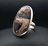 Sterling Silver Crazy Lace Agate Ring Size 7