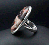 Sterling Silver Crazy Lace Agate Ring Size 7