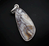 Sterling Silver Crazy Lace Agate Pendant