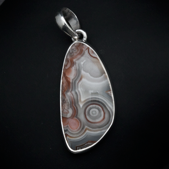 Sterling Silver Crazy Lace Agate