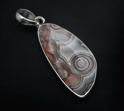 Sterling Silver Crazy Lace Agate