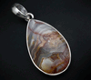 Sterling Silver Crazy Lace Agate Pendant