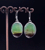 Sterling Silver Chrysoprase Earrings