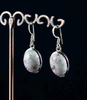 Sterling Silver Cinnabar Earrings