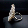 Sterling Silver Desert Druzy Adjustable Ring