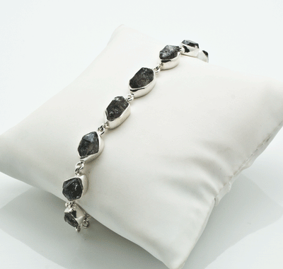 Sterling Silver Herkimer Diamond Bracelet