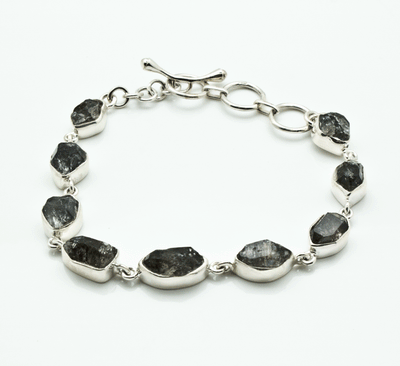 Sterling Silver Herkimer Diamond Bracelet