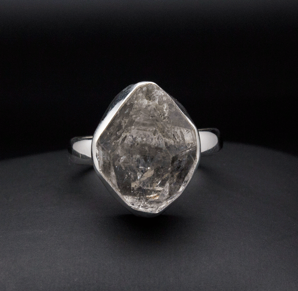 Sterling Silver Herkimer Diamond Ring SIze 7