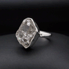 Sterling Silver Herkimer Diamond Ring Size 8