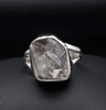 Sterling Silver Herkimer Diamond Ring Size 8