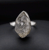 Sterling Silver Herkimer Diamond Ring Size 9.5