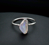 Sterling Silver Ethiopian Opal Ring Size 7