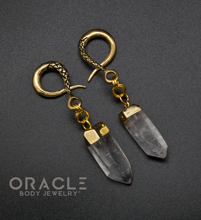 Crossover With Gold Plated Quartz Points