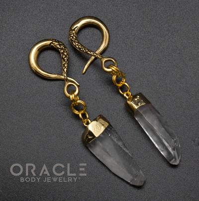 Crossover With Gold Plated Quartz Points