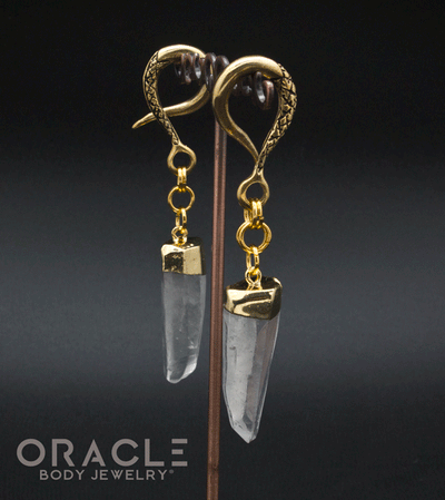 Crossover With Gold Plated Quartz Points