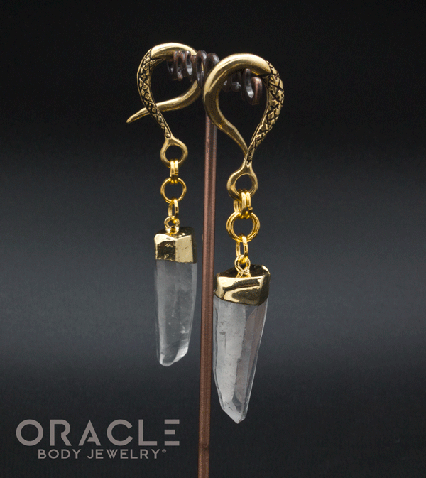 Crossover With Gold Plated Quartz Points