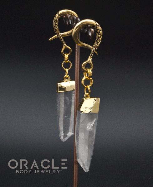 Crossover With Gold Plated Quartz Points
