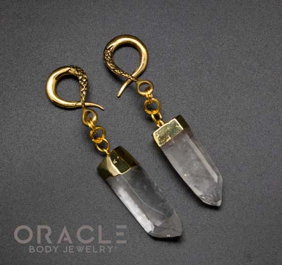 Crossover With Gold Plated Quartz Points