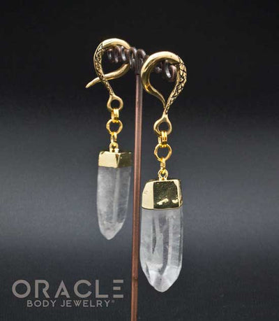 Crossover With Gold Plated Quartz Points