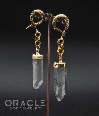 Crossover With Gold Plated Quartz Points