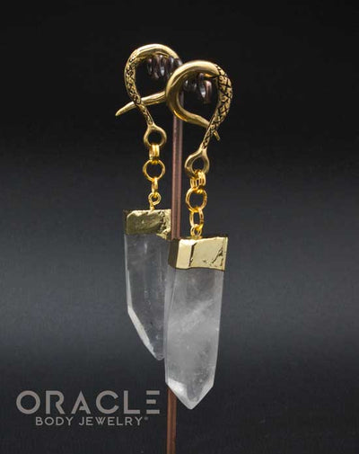 Crossover With Gold Plated Quartz Points