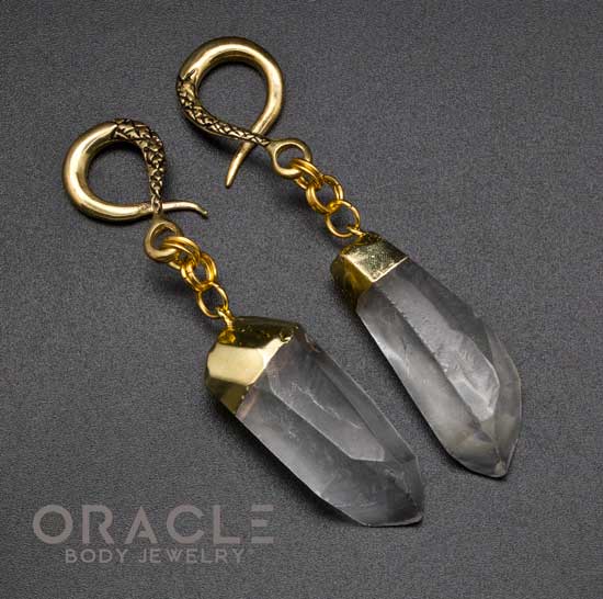 Crossover With Gold Plated Quartz Points
