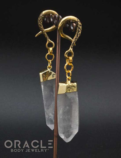 Crossover With Gold Plated Quartz Points