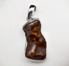 Sterling Silver Fire Agate Pendant