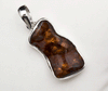Sterling Silver Fire Agate Pendant
