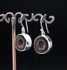 Sterling Silver Geode Earrings