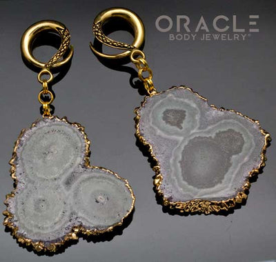 Crossover With Gold Plated Stalactite Slices
