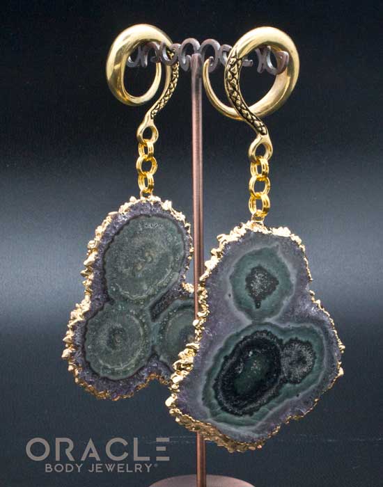 Crossover With Gold Plated Stalactite Slices