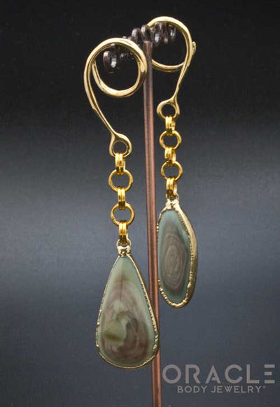 Crossover With Gold Plated Imperial Jasper