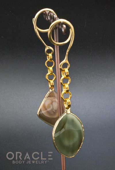 Crossover With Gold Plated Imperial Jasper