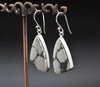 Sterling Silver Howlite Earrings