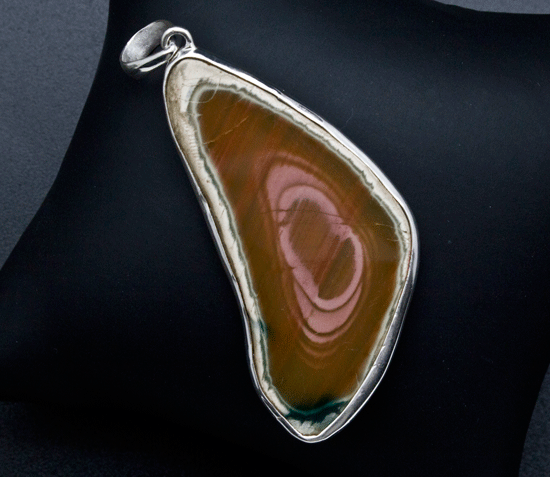 Sterling Silver Imperial Jasper Pendant