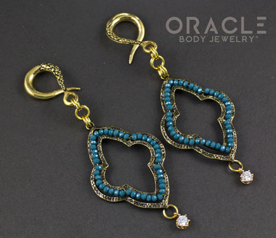 Crossover With Stamped Ornate Metal and CZ