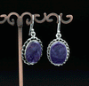 Sterling Silver Charoite Earrings
