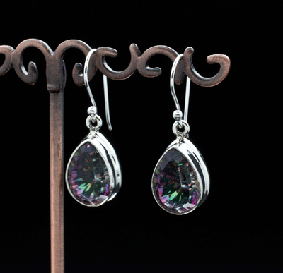 Sterling Silver Mystic Topaz Earrings