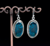 Sterling Silver Chrysocolla Earrings