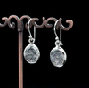Sterling Silver Tourmalated Quartz Earrings