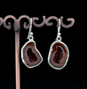 Sterling Silver Agate Geode Earrings