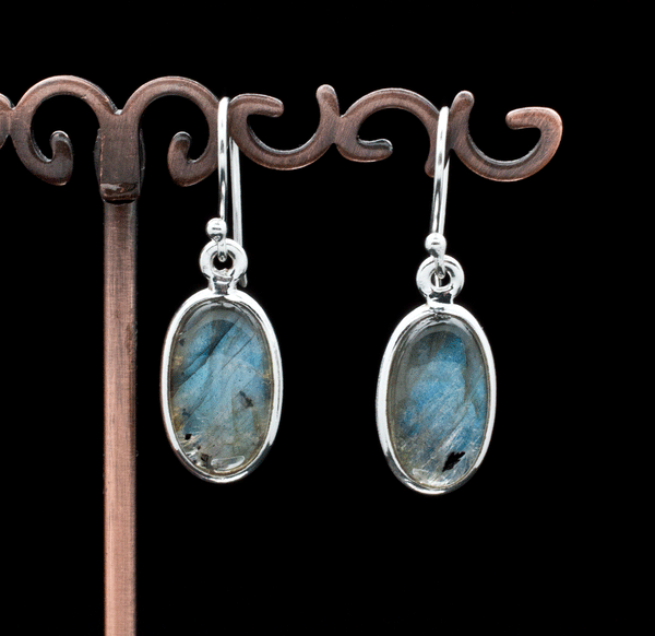 Sterling Silver Labradorite Earrings