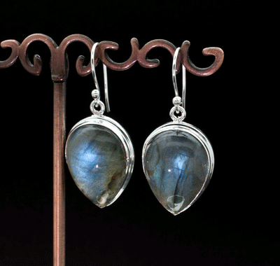 Sterling Silver Labradorite Earrings