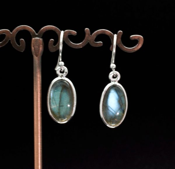 Sterling Silver Labradorite Earrings