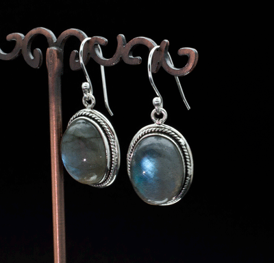 Sterling Silver Labradorite Earrings
