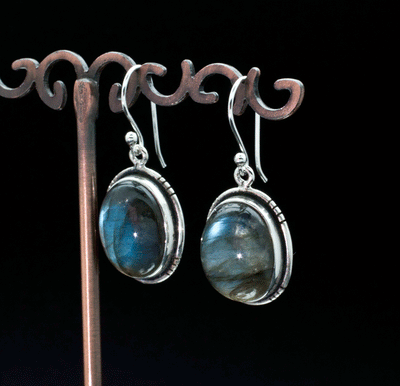 Sterling Silver Labradorite Earrings